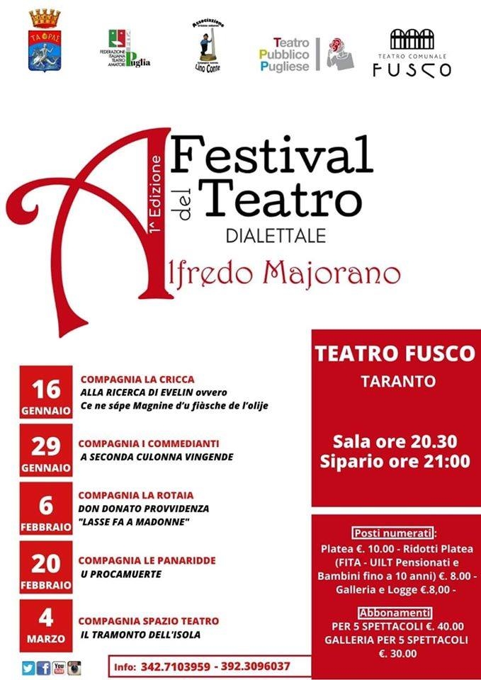 Festival del Teatro Dialettale dedicato ad Alfredo Majorano